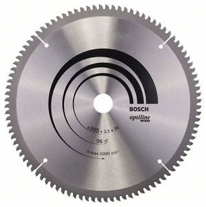 HM-Kreissägeblatt 305x2,5/1,8x30 96Z WZ Bos VE à 1 Stück Optiline Wood f.Kappsägen 2608640442