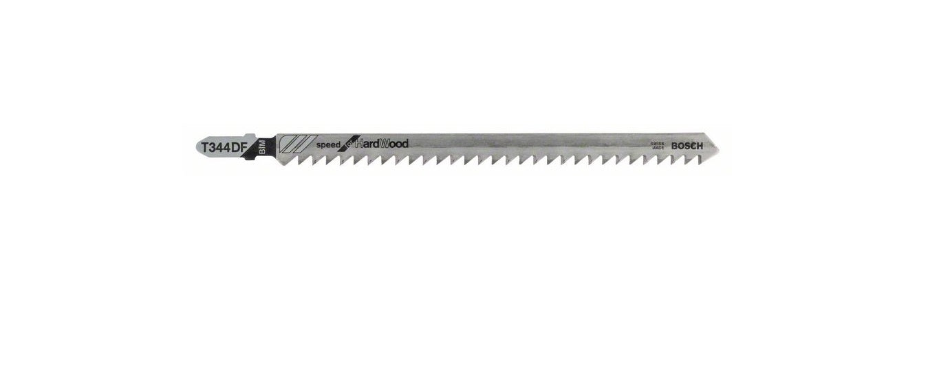 Stichsägeblatt T 344 DF Bosch VE à 5 Stück Speed for Hard Wood 2608634243