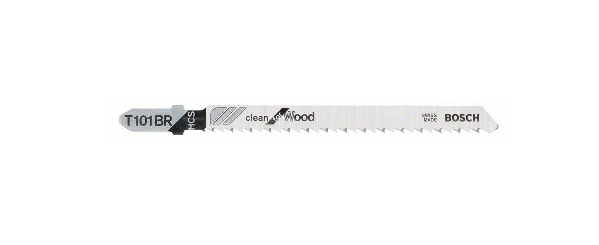 Stichsägeblatt T 101 BR Bosch VE à 25 Stück Clean for Wood 2608633623