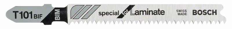 Stichsägeblatt T 101 BIF Bosch VE à 5 Stück Special for Laminate 2608636431