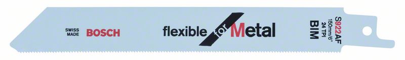Säbelsägeblatt S 922 AF Bosch VE à 5 Stück Flexible for Metal 2608656013