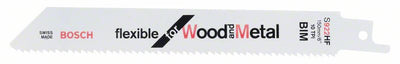Säbelsägeblatt S 922 HF Bosch VE à 5 Stück Flexible f Wood and Metal 2608656016
