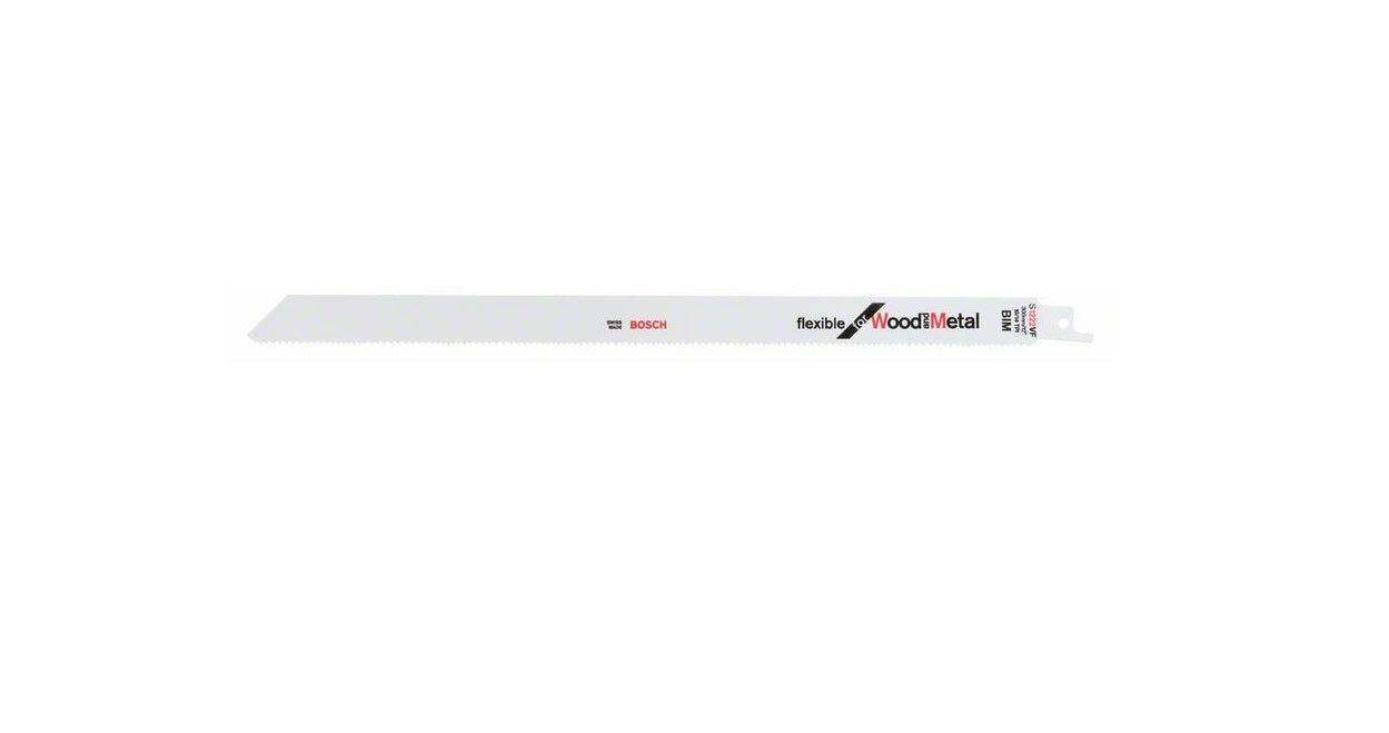 Säbelsägeblatt S 1222 VF Bosch VE à 5 Stück Flexible f Wood and Metal 2608656022