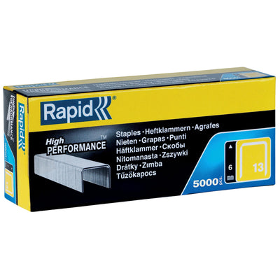 Staples Rapid 11830700; 5000 Stück; Typ 13; verzinkt