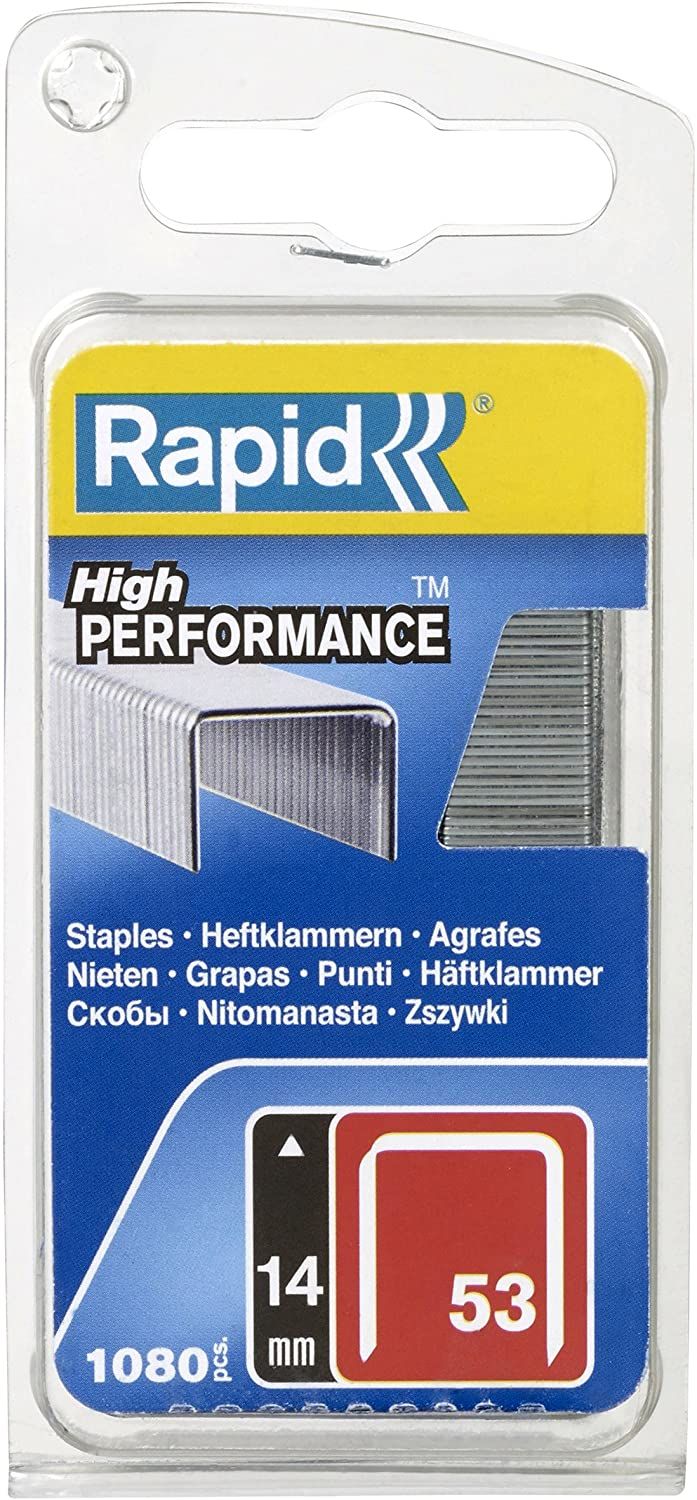 Staples Rapid 40109506; 14 mm; 1080 Stück; Typ 53; verzinkt