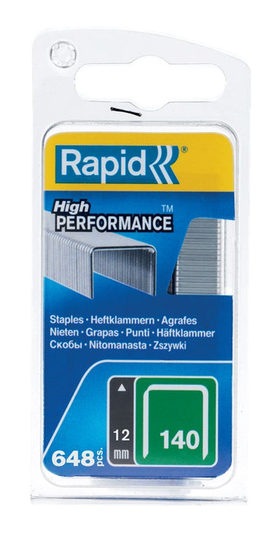 Staples Rapid Flachdraht; 12 mm; 650 Stück; Typ 140; verzinkt