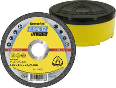 Trennscheibe A946TZ 125x1,6mm gerade 25 St. in Kunststoff-Box KLINGSPOR 339110_KLI