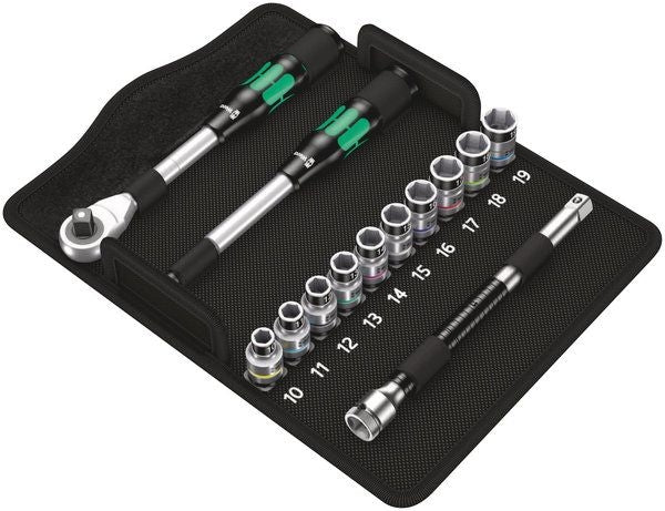 Steckschlüsselsatz Wera Zyklop Hybrid 8006 SC 1; 10–19 mm; 13 Stück