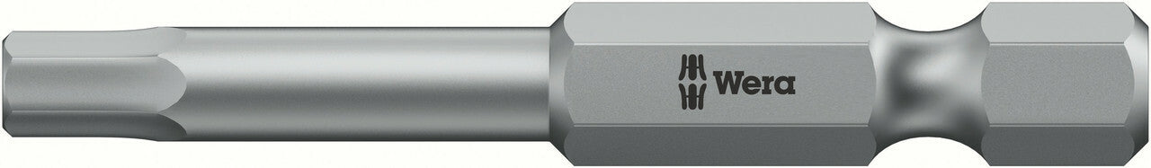 Bit zähhart 1/4" DIN 3126 E6,3 Innensechskant 2,5x50mm Wera WE0WE05059604001