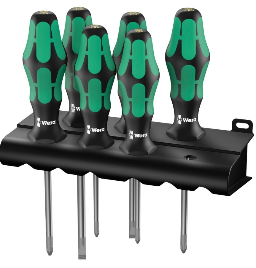 Schraubendreher-Set Wera Kraftform Plus Lasertip; 6 Einheiten