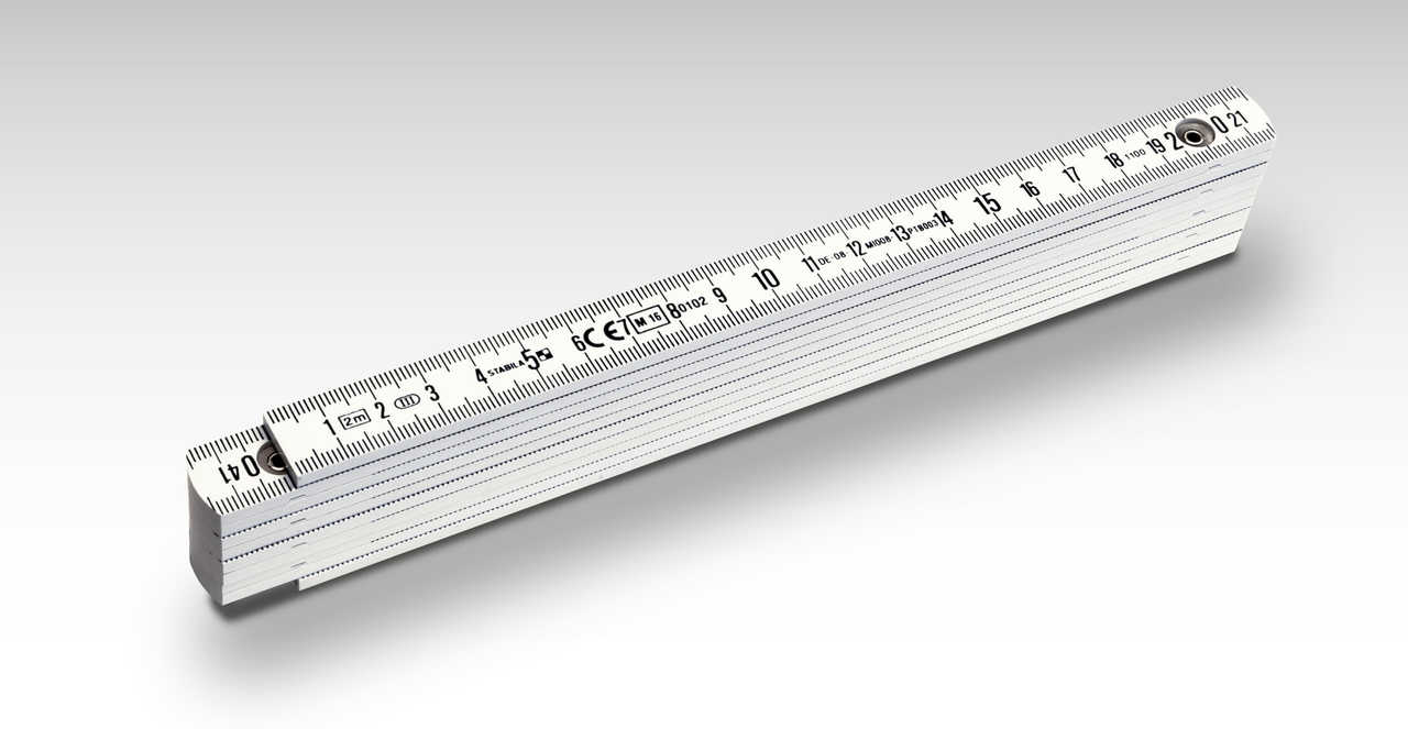 Faltbarer Lineal aus Kunststoff Stabila 1107; 2 m