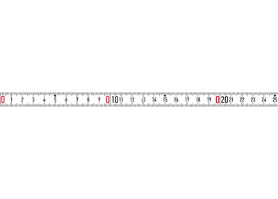 Bandmaß selbstklebend 2mx13mm weiß rechts BMI 4007368093084_EANFIX