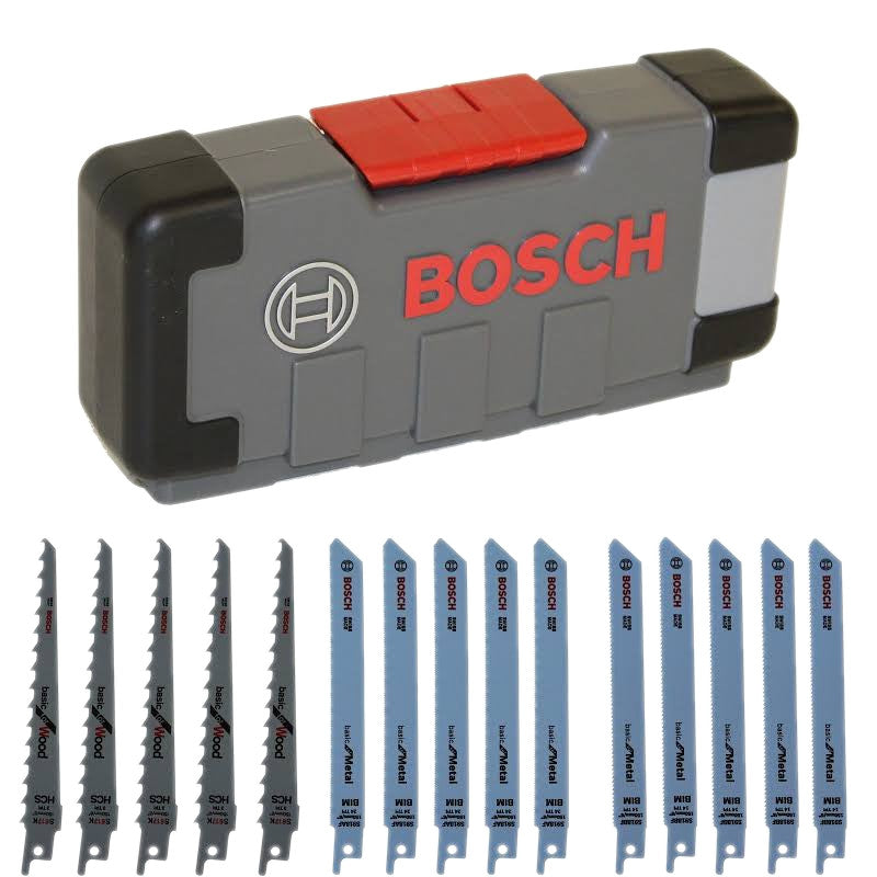 Säbelsägeblatt-Set Bosch 15-teilig Basic for Wood and Metal 2607010901