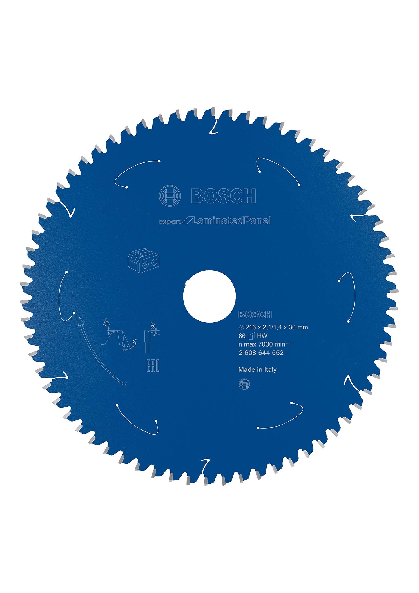 HM-Kreissägeblatt 216x2,1/1,4x30 66Z Bosch VE à 1 Stück Expert f. Laminated Panel 2608644552