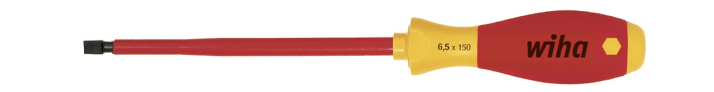 Schraubendreher VDE slim Schlitz 6,5x1,2x150mm Wiha 4010995353926_EANFIX