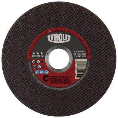Trennscheibe INOX PREMIUM 125 x 1,0 mm gerade Tyrolit T34332803