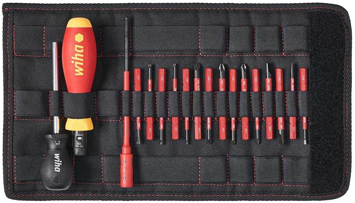 Schraubendreher-Set Wiha TorqueVario-S; 18-teilig