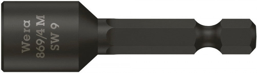 Kopfspitze Wera 869/4 M; 1/4''; 9x50 mm; mit Magnet