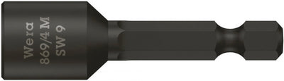 Kopfspitze Wera 869/4 M; 1/4''; 9x50 mm; mit Magnet