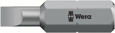Bit zähhart 1/4" DIN 3126 C6,3 Schlitz 5,5x0,8x25mm Wera WE0WE05072057001