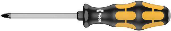 Schraubendreher 6-kant PZ1x80mm Schlagkappe Wera WE0017050