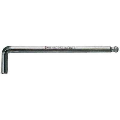 Winkelschraubendreher vernickelt mit Kugelkopf 1,5mm Wera WE0WE05022050001