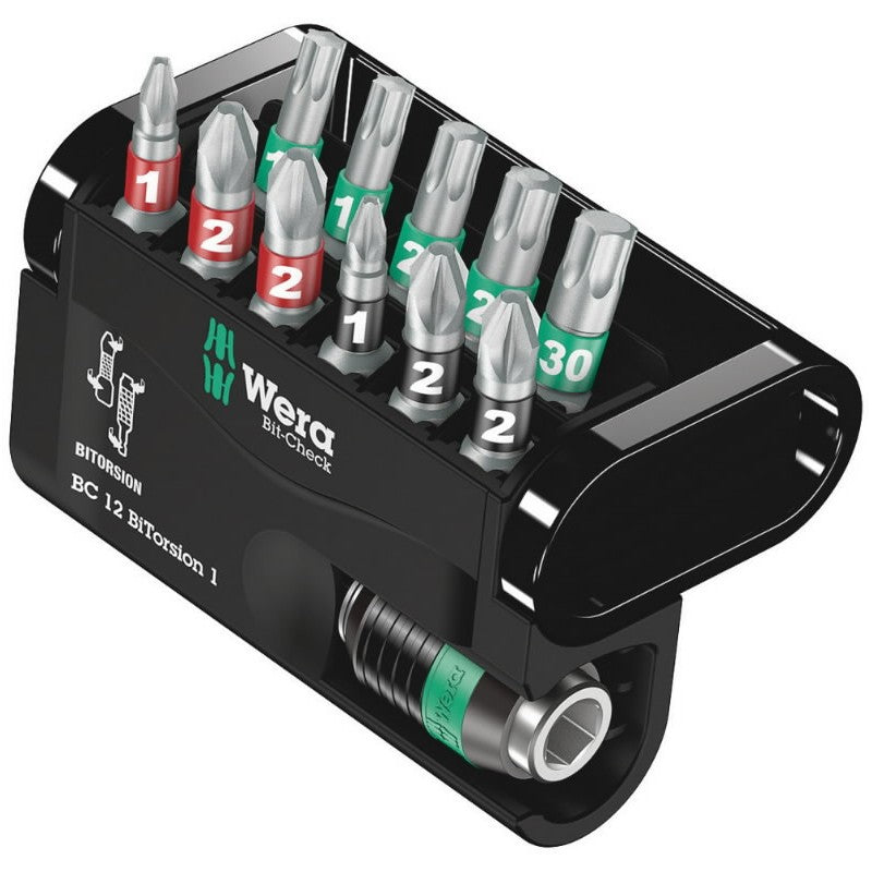 Wera Bit-Check 12 Bit-Set für Schraubendreherbits (1 Stück): 1, 12 Stück; PH, 12 Stück; PZ, 12 Stück