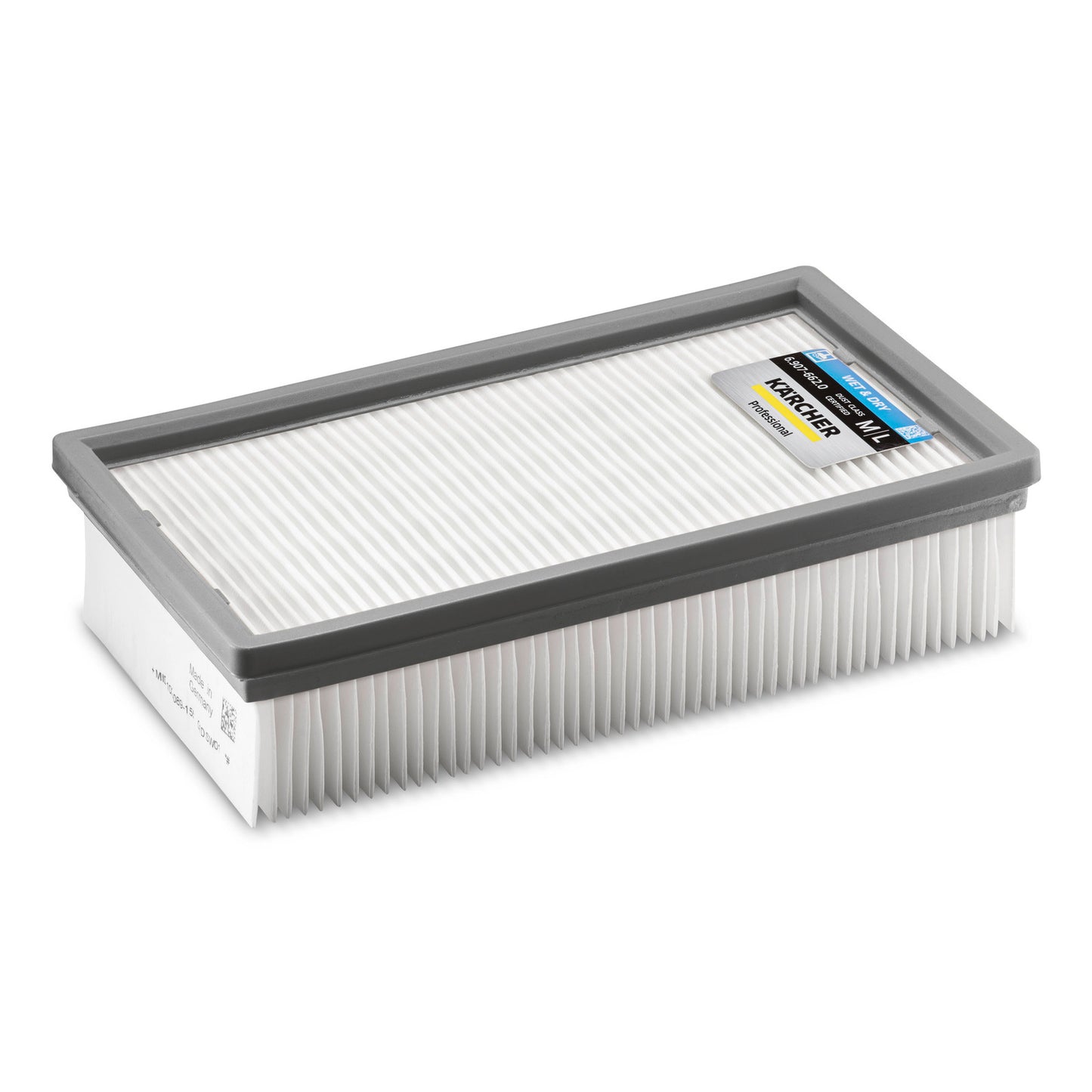 Flacher Faltenfilter für Kärcher Staubsauger 6.907-662.0
