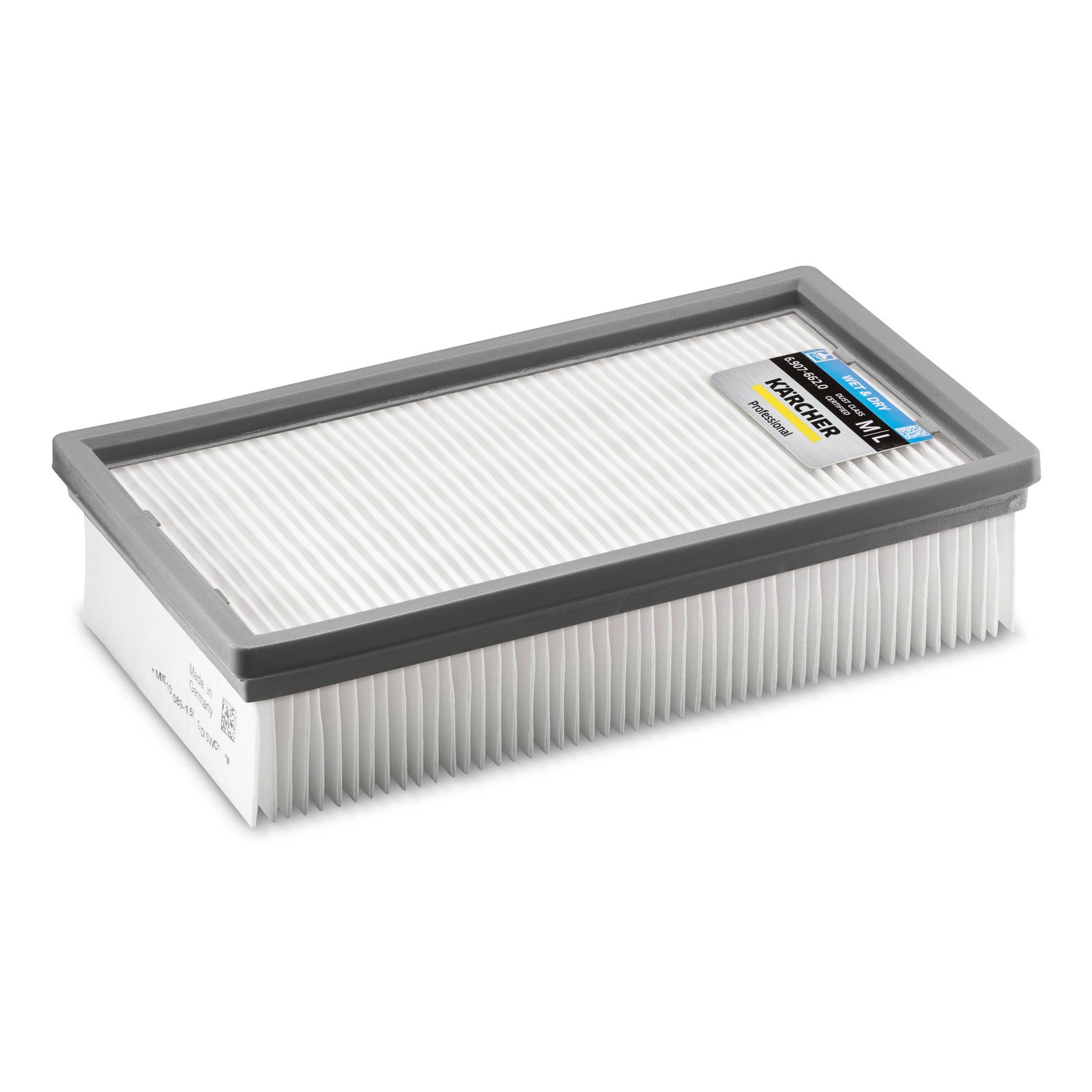 Flacher Faltenfilter für Kärcher Staubsauger 6.907-662.0