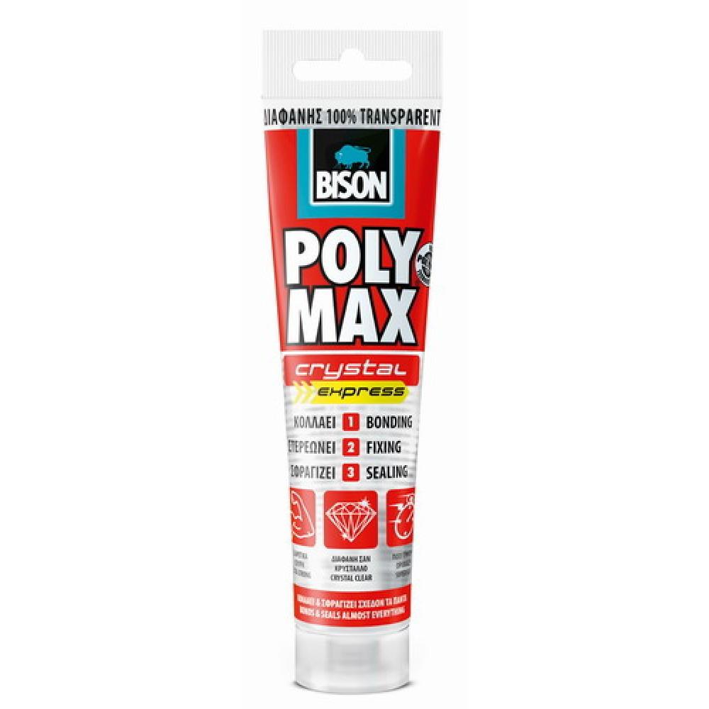 Dichtstoff Bison 6300557 PolyMax Crystal; 115 g