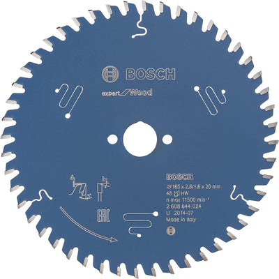 HM-Kreissägeblatt 165x2,6/1,6x20 48Z WZ Bos VE à 1 Stück Expert for Wood 2608644024