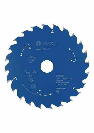 Trennscheibe Bosch 2608644498; 136 x 20 mm; Z24