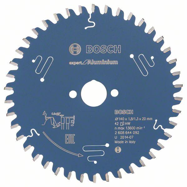 HM-Kreissägeblatt 160x2,2/1,6x20 52Z Bosch VE à 1 Stück Expert for Aluminium 2608644094