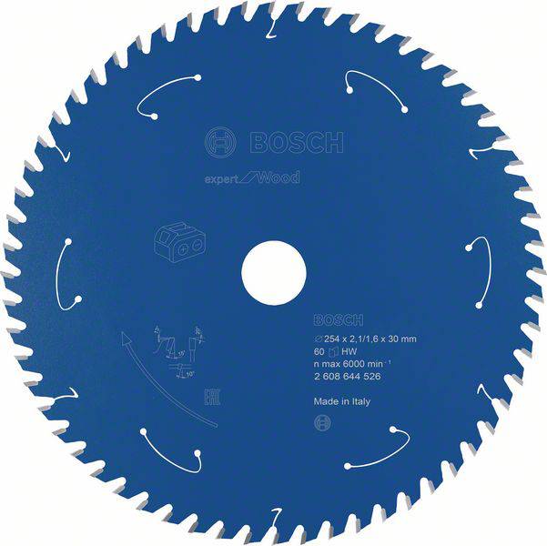 Trennscheibe Bosch Expert für Holz 2608644526; 254 x 30 mm; Z60