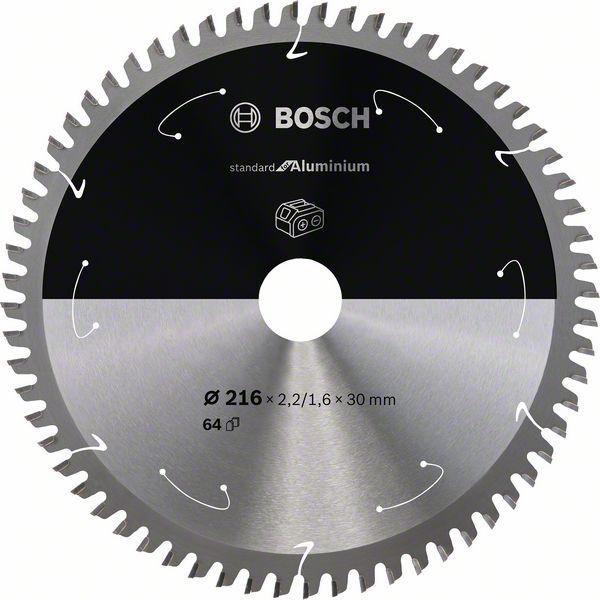 Trennscheibe Bosch Standard für Aluminium 2608837776; 216 x 30 mm; Z64