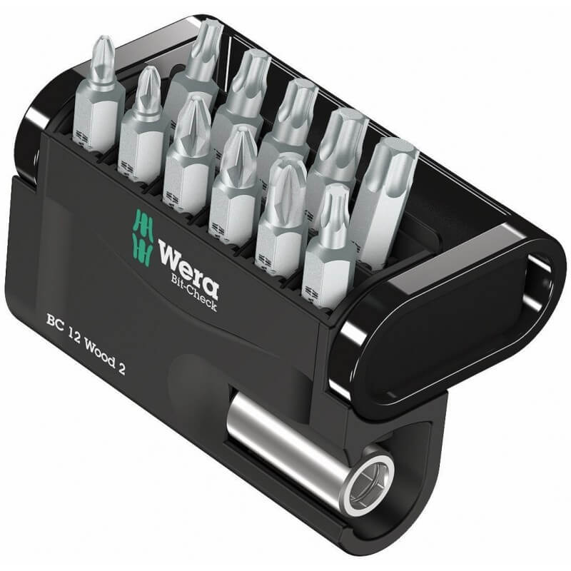 Bit-Satz Bit-Check 12 Wood 2 Wera WE0WE05057422001