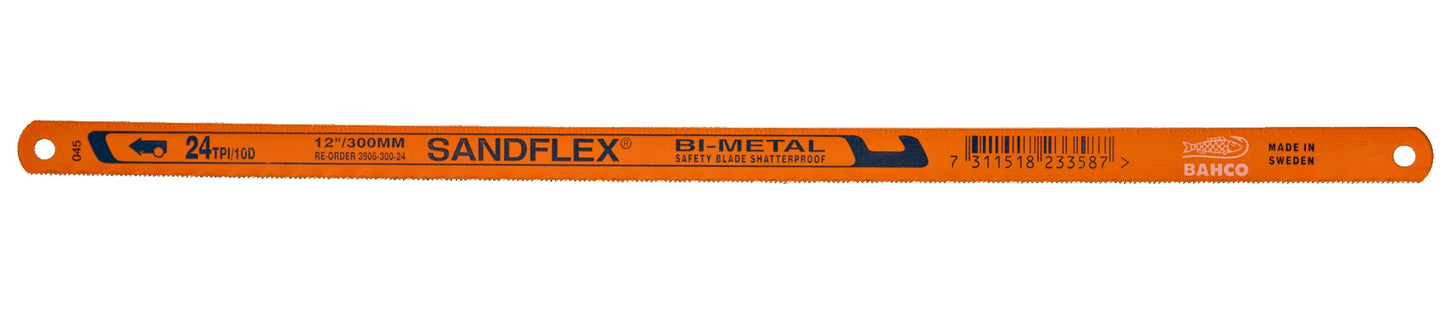Metallsägeblatt Bahco Sandflex 3906-300-24-2; 300 mm; 2 Stück