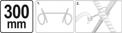Bewehrungsbinder Yato YT-54233; 300 mm