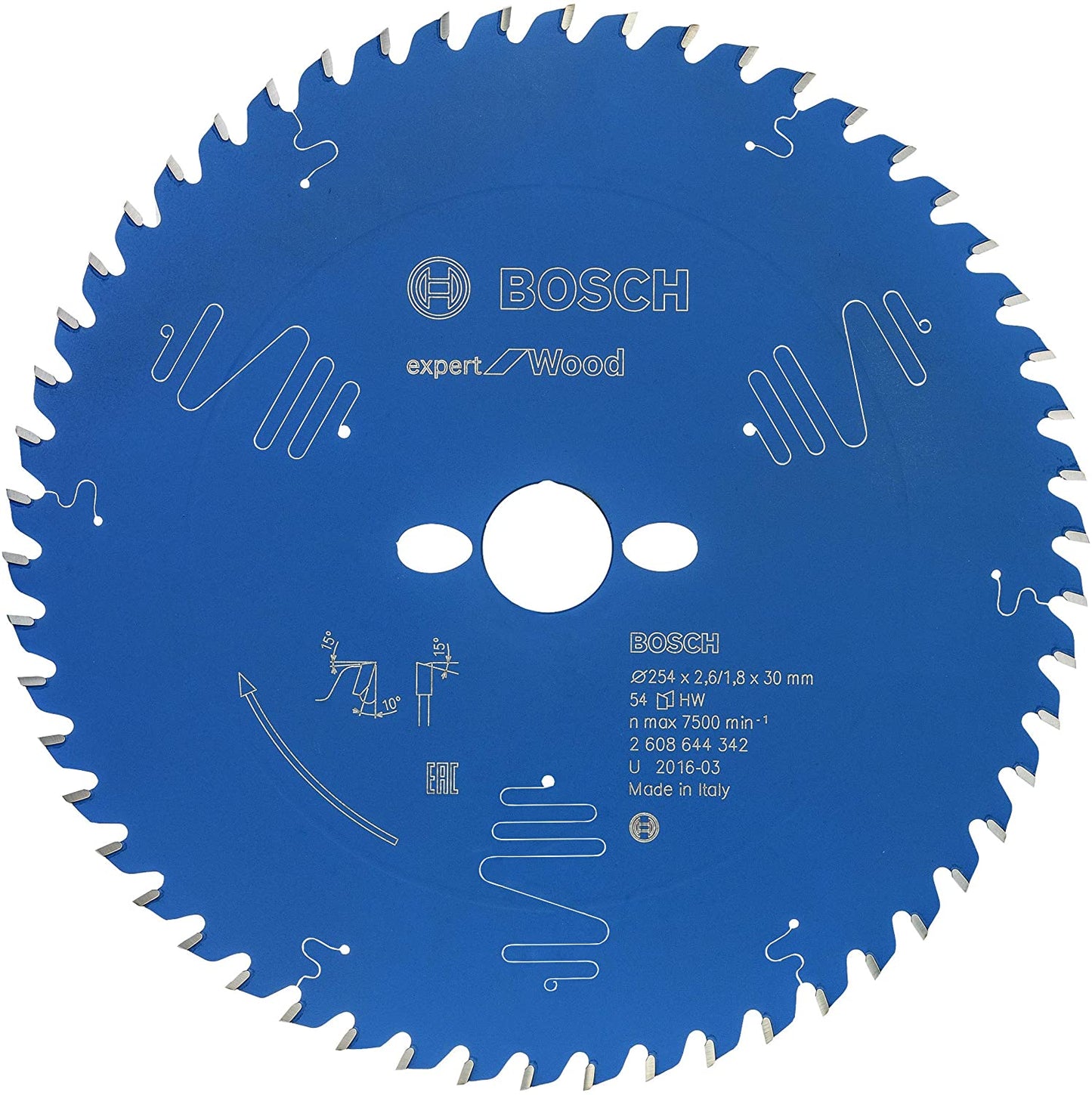 Bosch Expert Sägescheibe für Holz; 254 x 30 mm; Z54