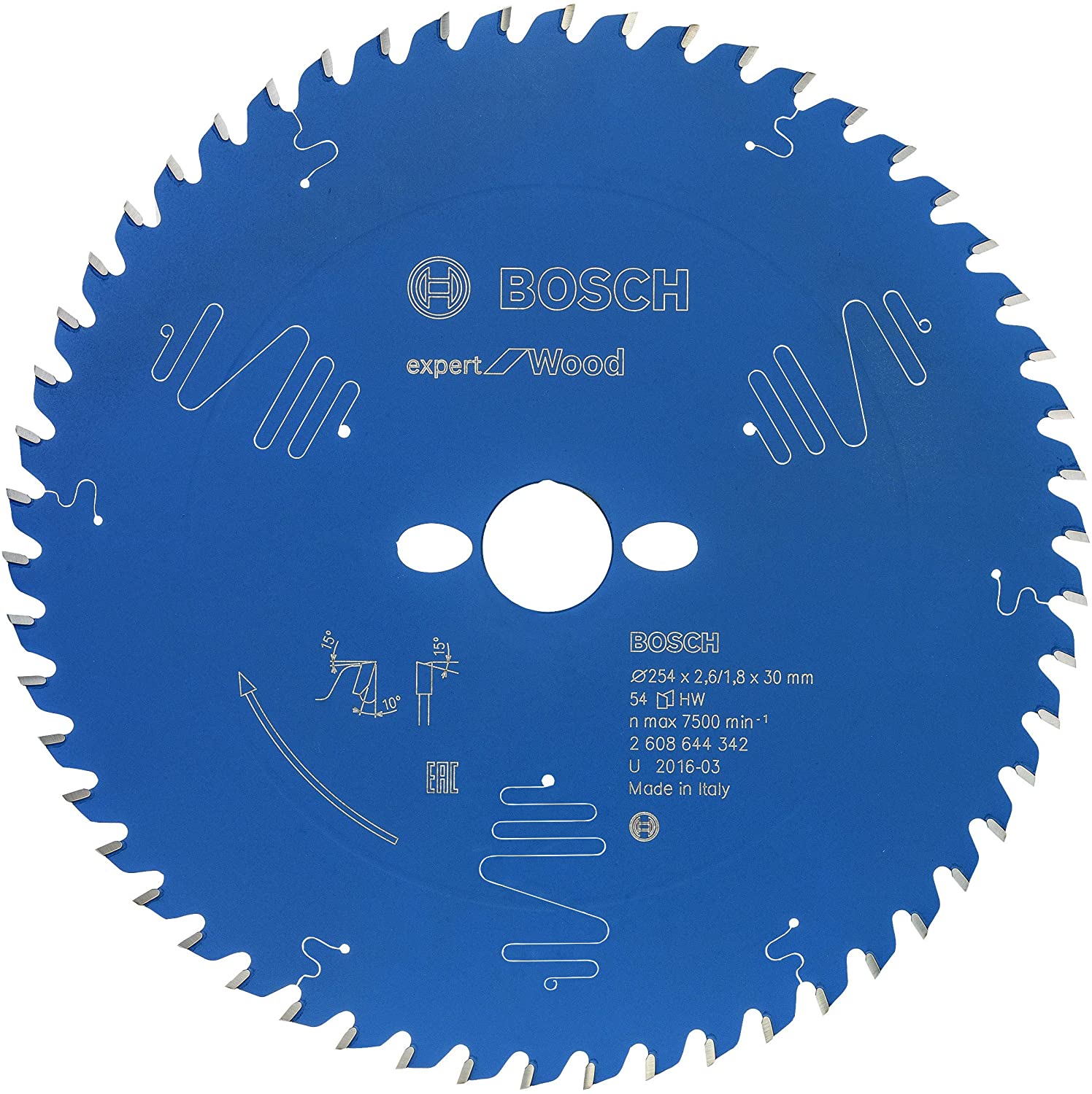 Bosch Expert Sägescheibe für Holz; 254 x 30 mm; Z54