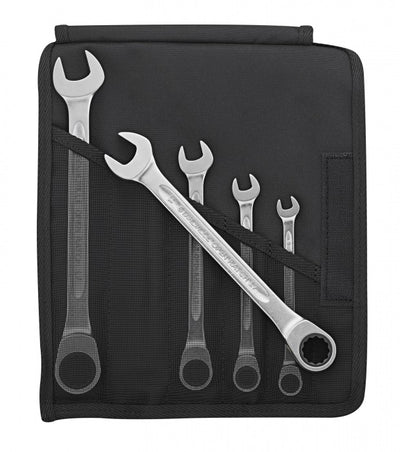Ratschenschlüssel-Satz gerade 8-19mm 5-teilig in Rolltasche Stahlwille 96401705