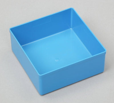Kunststoffbox Allit EuroPlus 45/3; 108 x 108 x 45 mm; blau