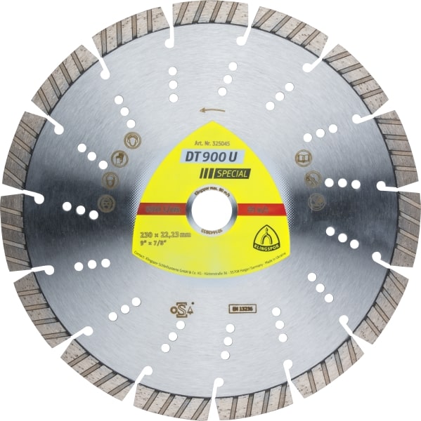 Dia.-Trennscheibe DT900U 125 x22,23 mm Klingspor 325209_KLI