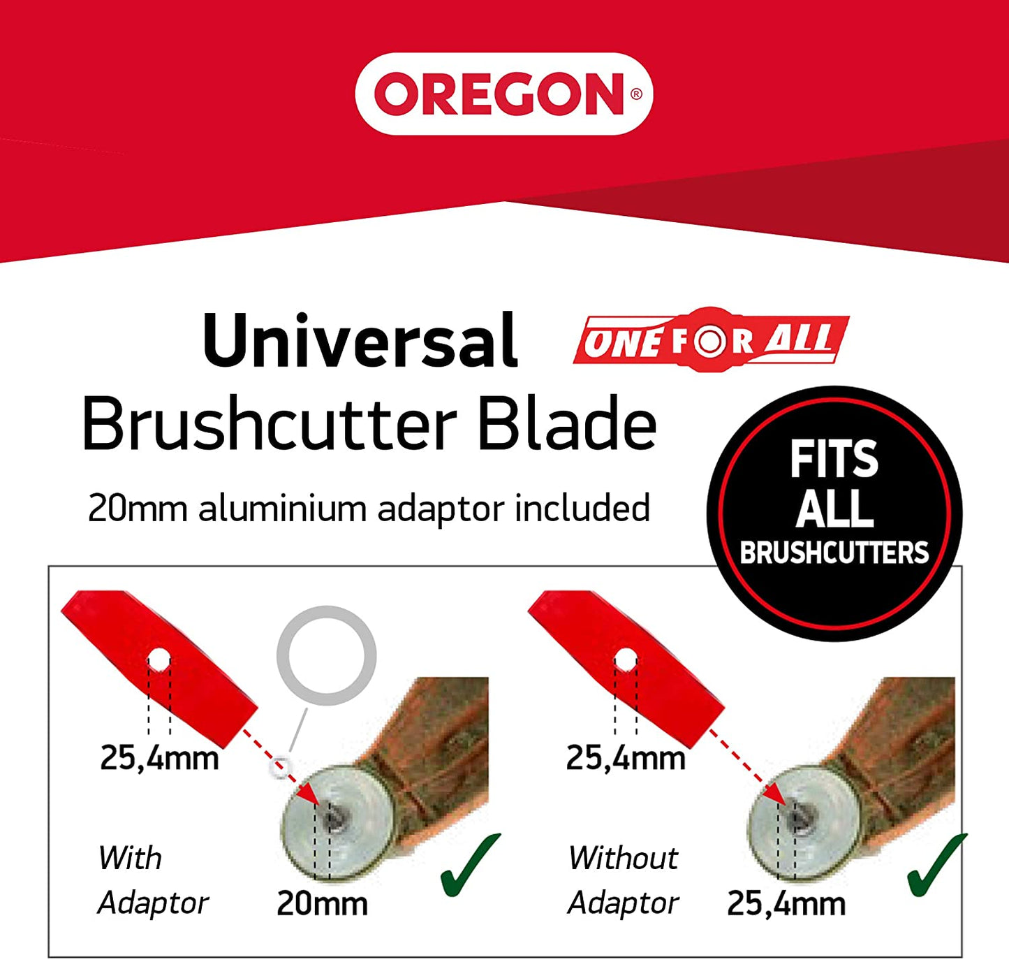 3-Messer-Schnittmesser Oregon; 350x25,4 mm; Z3