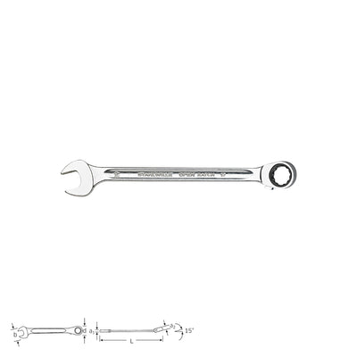 Ratschen-Ringmaulschl. 12mm Stahlwille 41171212