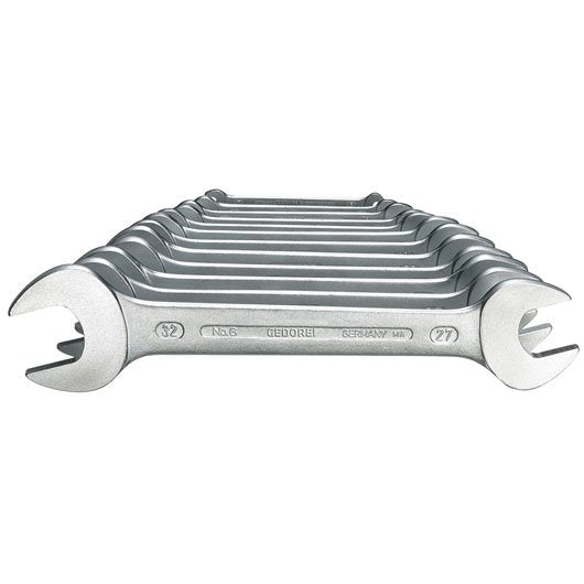 Doppelmaulschlüssel-Satz DIN3110 6-32mm 12-teilig in Karton Gedore 4010886607787_EANFIX