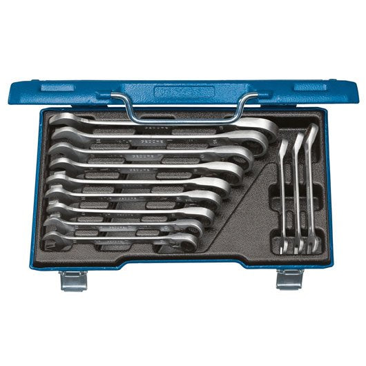 Ratschenschlüssel-Satz umschaltbar 8-19mm 12-teilig in Metallkasten Gedore 4010886889503_EANFIX