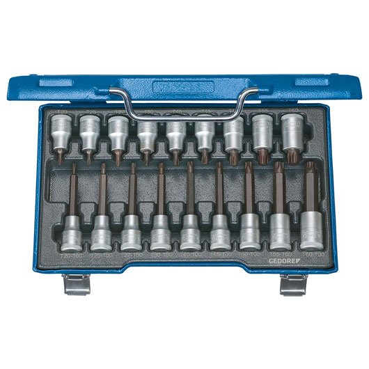 Schraubendrehereinsatz- Satz 1/2" T20 bis T60 18-teilig Gedore 4010886613856_EANFIX