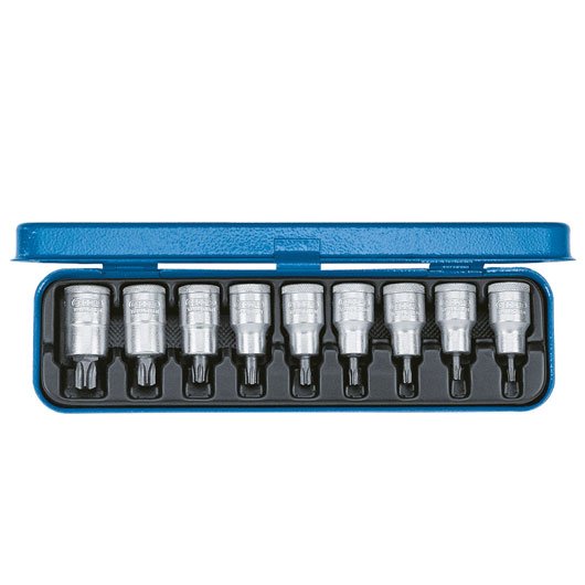 Schraubendrehereinsatz- Satz 1/2" T20 bis T60 9-teilig Gedore 4010886615898_EANFIX