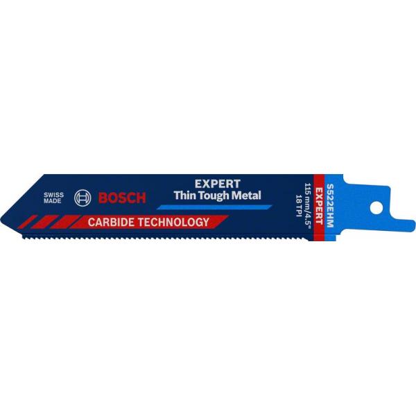 Säbelsägeblatt EXPERT S 522 EHM Bosch VE à 1 Stück Thin Tough Metal 2608900359